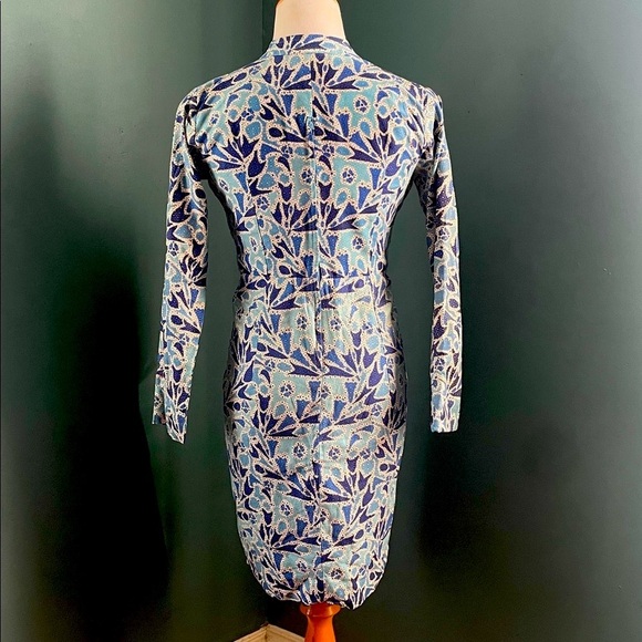 1950s vintage Handmade Atomic Bombshell Dress Wiggle Sheath (Size 8 Tailorable) - Picture 6 of 7